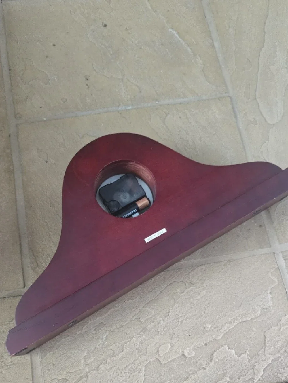 Elegant Mantel Clock in Mahogany Finish with Roman Dial